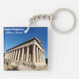 Temple of Hephaestus Athens Greece Souvenir Key Ring