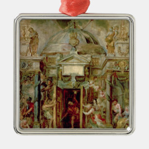 Temple of Janus, 1630s Metal Tree Decoration