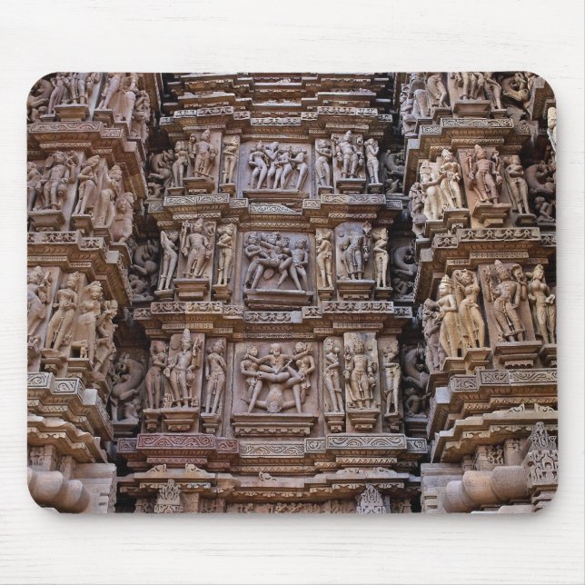 Temple of Khajuraho, India Mouse Mat (Front)