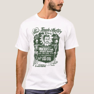 Temple of Mystery Spook Show Poster T-Shirt
