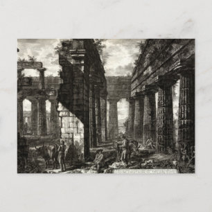 Temple of Neptune, Paestum - Giovanni Piranesi Postcard