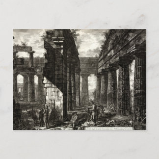 Temple of Neptune, Paestum - Giovanni Piranesi Postcard