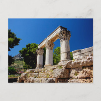 Temple of Octavia, Corinth, Greece Postcard
