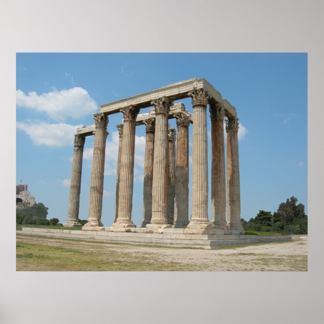 Temple of Olympian Zeus (Athens) Poster (Front)