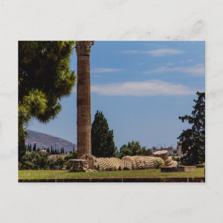 Temple of Oympian Zeus, Athens, Greece Postcard