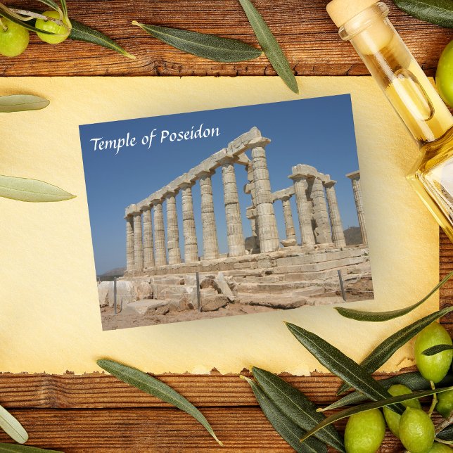 Temple Of Poseidon, Athene's Greece Postcard (Creator Uploaded)