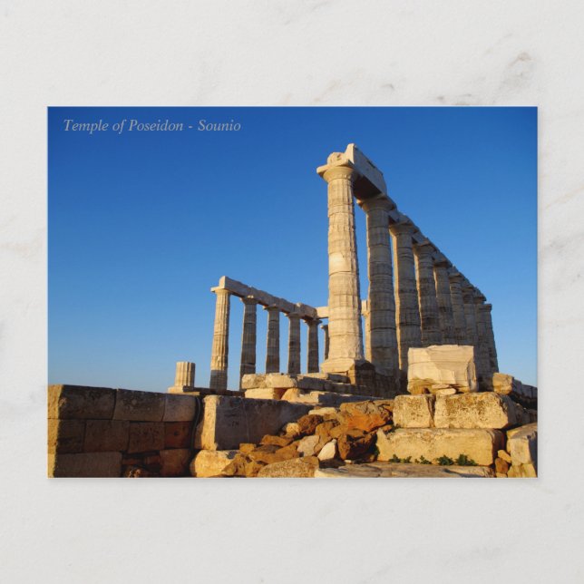 Temple of Poseidon - Sounio Postcard (Front)