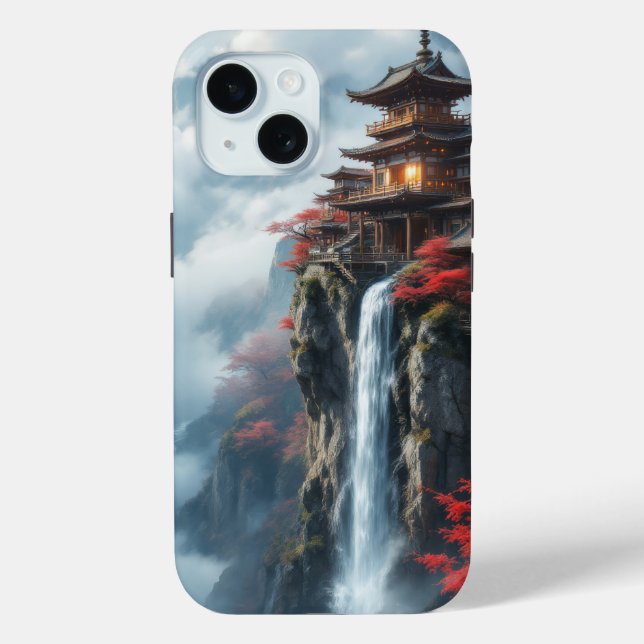 Temple of the Eternal Falls: Crimson Dawn Case-Mate iPhone Case (Back)