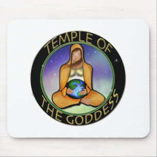 Temple of the Goddess Logo Mouse Mat