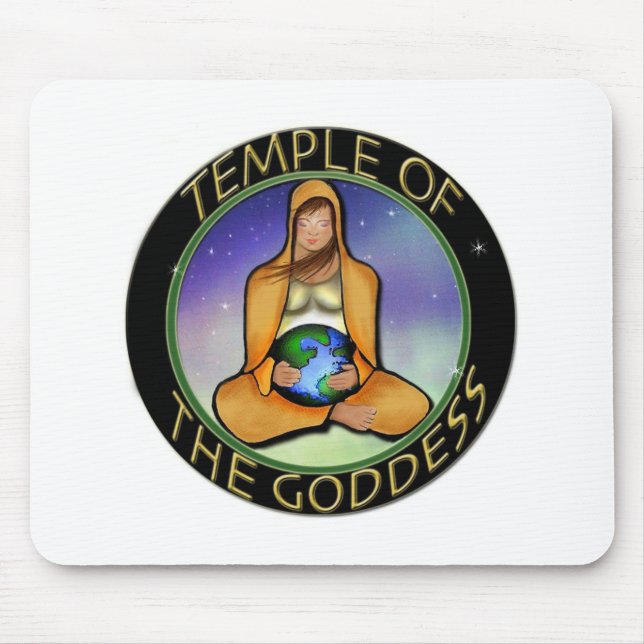 Temple of the Goddess Logo Mouse Mat (Front)