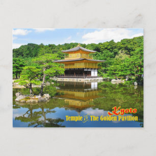 Temple of the Golden Pavilion, Kyoto, Japan Postcard