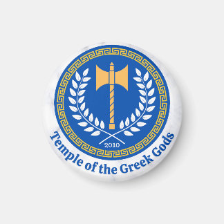 Temple of the Greek Gods Seal Magnet