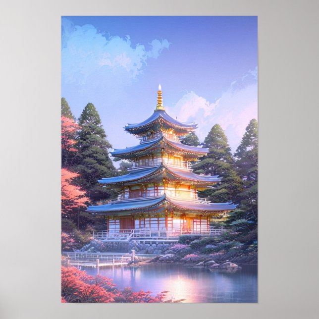 Temple of the Rising Sun Poster (Front)