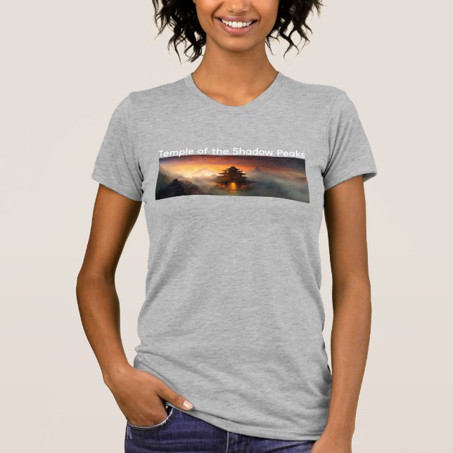 Temple of the Shadow Peaks T-Shirt (Front)
