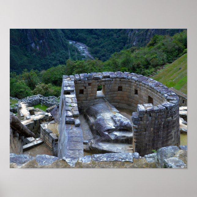 Temple of the Sun, Machu Picchu 11x14 Poster (Front)
