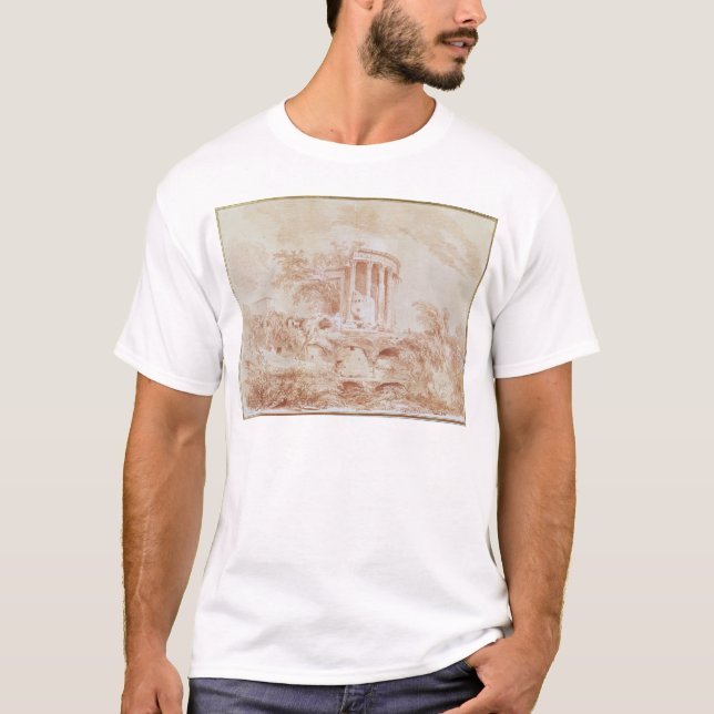 Temple of the Sybil at Tivoli T-Shirt (Front)