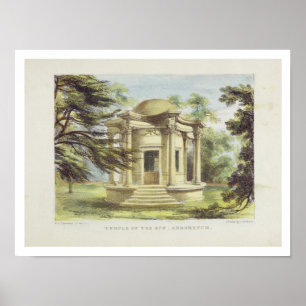 Temple of Victory, Kew Gardens, plate 19 from 'Kew Poster