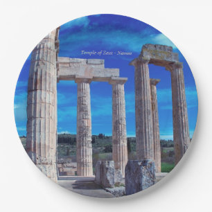 Temple of Zeus – Nemea Paper Plate