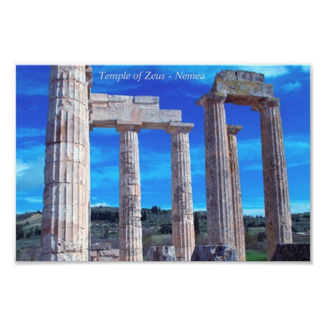 Temple of Zeus – Nemea Photo Print (Front)