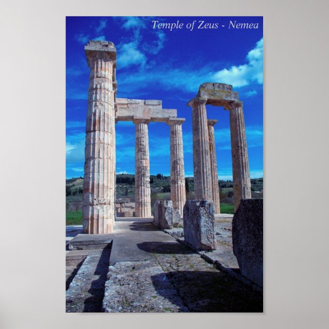 Temple of Zeus – Nemea Poster (Front)