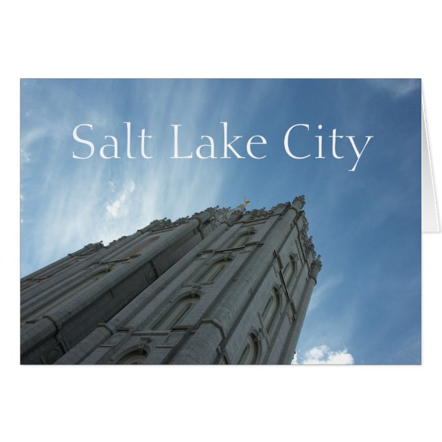 Temple, Salt Lake City (Front Horizontal)