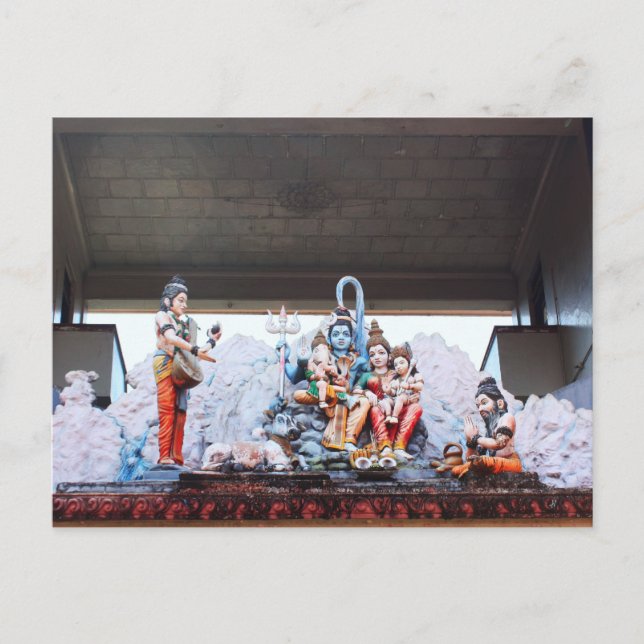 Temple statues postcard (Front)