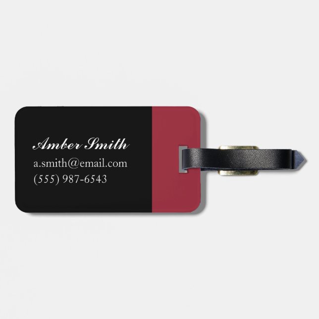 Temple Steps 2012 Luggage Tag (Back Horizontal)