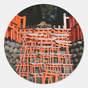 Temple Stone Far East Classic Round Sticker