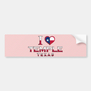 Temple, Texas Bumper Sticker