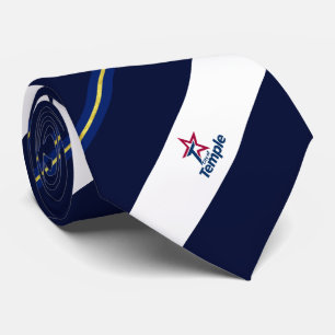 Temple (Texas) city flag Neck Tie