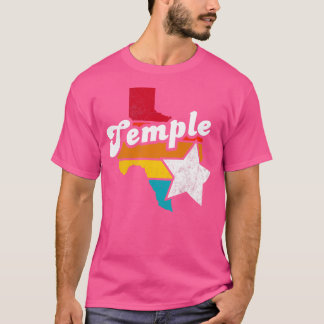 Temple Texas Vintage Distressed Souvenir 2 T-Shirt