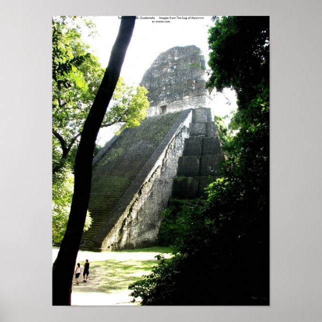Temple V, Tikal, Guatemala Poster (Front)