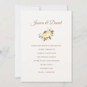 Temple Wedding Invitation