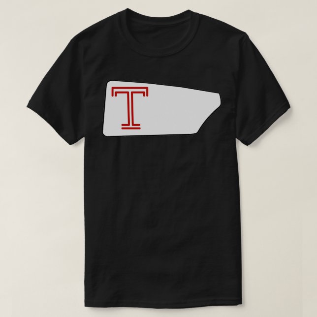 Temple Womenx27s Rowing Blade T-Shirt (Design Front)