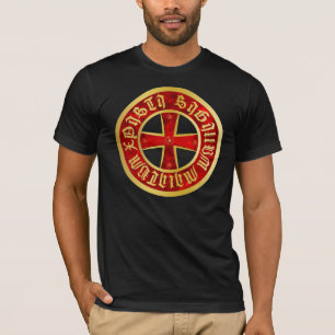Templer cross t-shirt printed on both sides