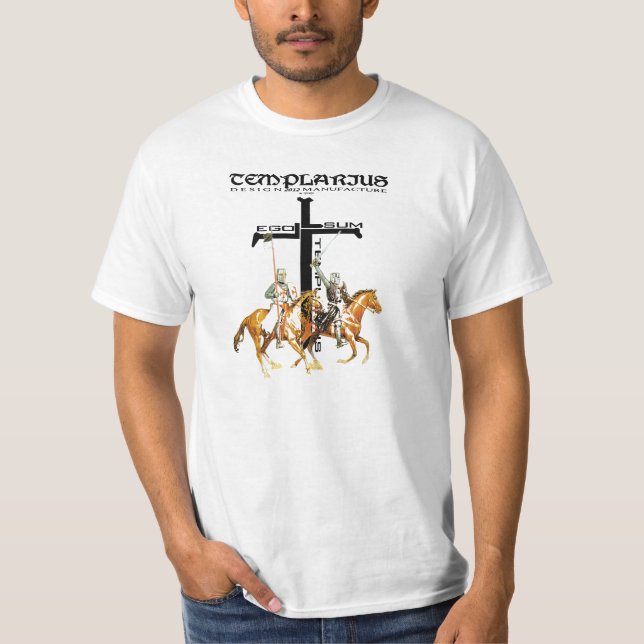 Templer Ego Sum Templarius Shirt Nr. 0815122013 (Front)