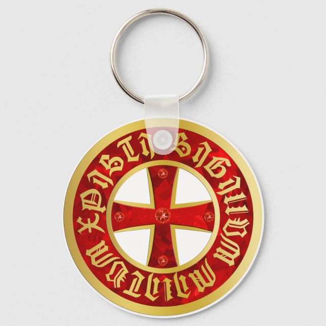 Templer Kreuz / Ritterkreuz / Crusaders Cross Key Ring (Front)