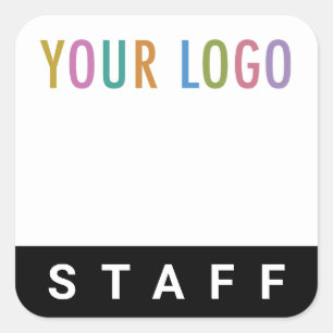 Temporary Staff Name Stickers Blank Nametag 3 inch