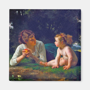 Temptation, Bouguereau Magnet