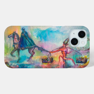 TEMPTATION / DARK KNIGHT AND DEVIL'S TREASURE Blue iPhone 15 Case