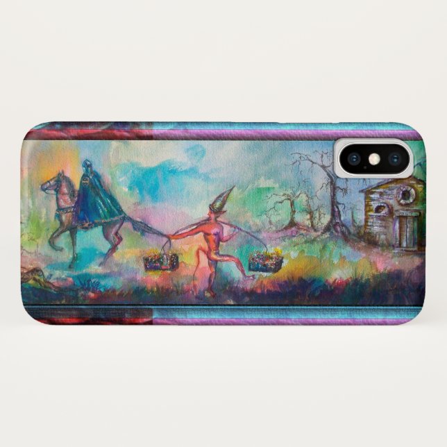 TEMPTATION Dark Knight and Devil's Treasure ,Blue Case-Mate iPhone Case (Back (Horizontal))