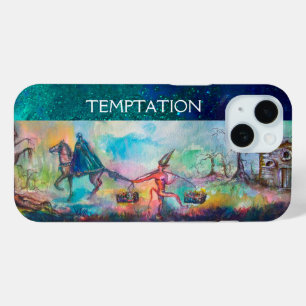 TEMPTATION Dark Knight and Devil's Treasure ,Blue iPhone 15 Case