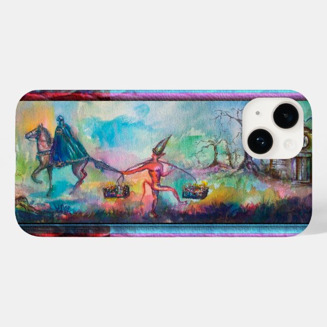TEMPTATION Dark Knight and Devil's Treasure ,Blue Case-Mate iPhone Case (Back (Horizontal))
