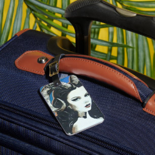 'Temptation in the Magick' Painting on a Luggage Tag