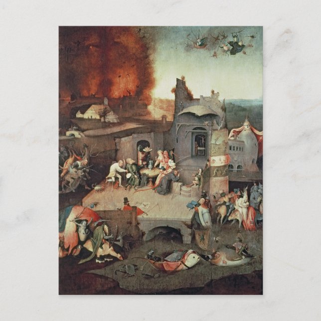 Temptation of Saint Anthony, c.1500 Postcard (Front)