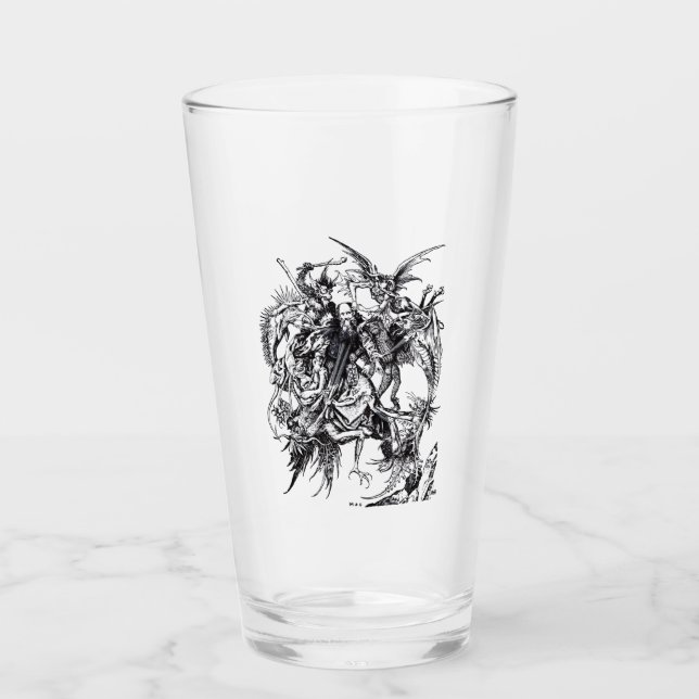 Temptation of Saint Anthony the Great Glass (Front)