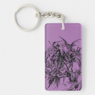 Temptation of Saint Anthony the Great Key Ring