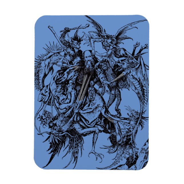 Temptation of Saint Anthony the Great Magnet (Vertical)