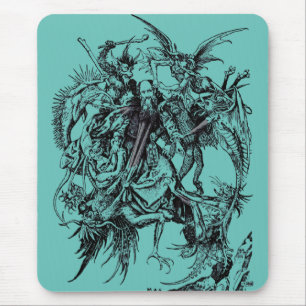 Temptation of Saint Anthony the Great Mouse Mat