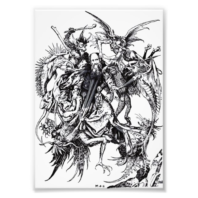 Temptation of Saint Anthony the Great Photo Print (Front)